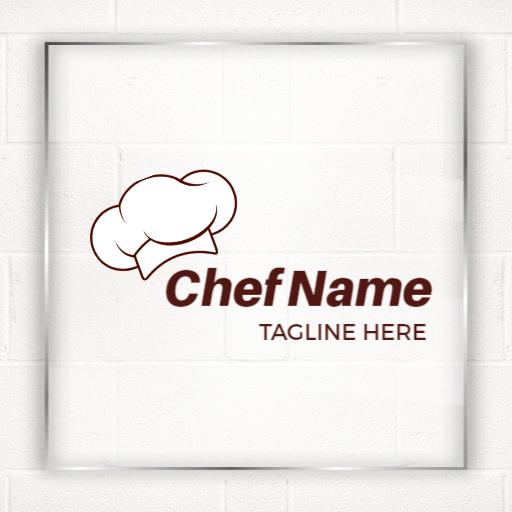 Delicious White Chef Hat Representing Quality Catering Logo Template