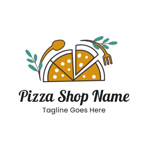 Deliciously Crafted Pizza with Fresh Ingredients Logo Template