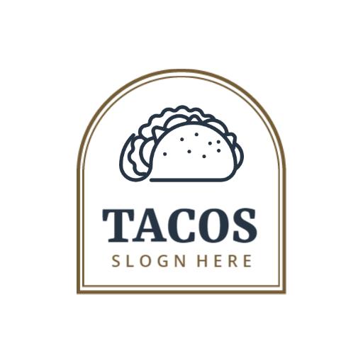 Deliciously Crafted Tacos with Fresh Ingredients Logo Template