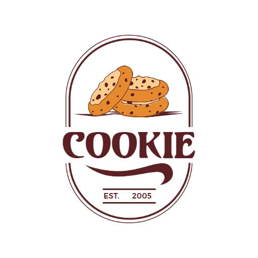 Delightful Chocolate Chip Cookie Bakery Logo Template