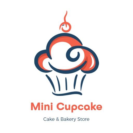 Delightful Mini Cupcake Design for Bakery Logo Template