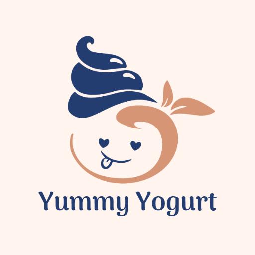 Delightful Swirled Yogurt Treat for All Ages Logo Template