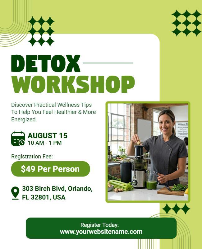 Detox Workshop Flyer Template