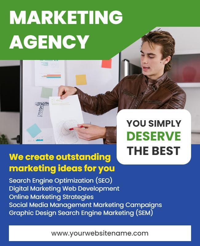 Digital Marketing Services Promotion Flyer Template