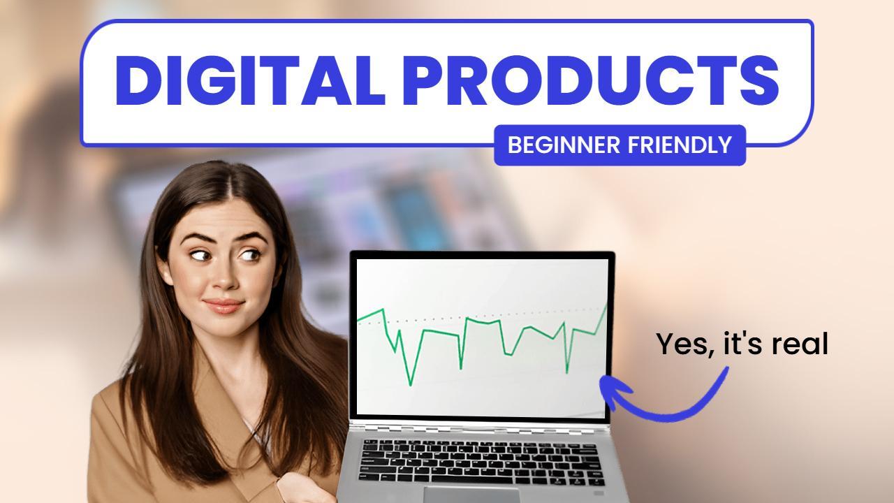 Digital Products Growth Trends Analysis YouTube Thumbnail Template