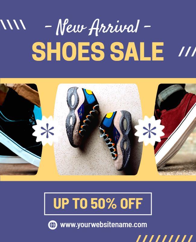 Discounted Footwear Promotion Flyer Template