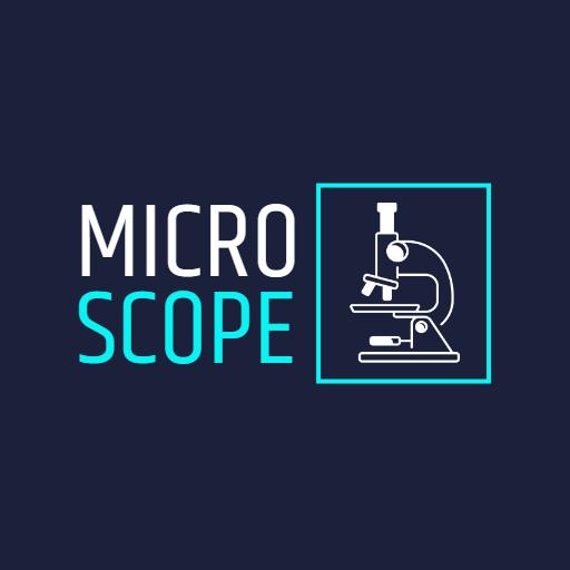 Discover the Fascinating World of Science with Microscope Logo Template
