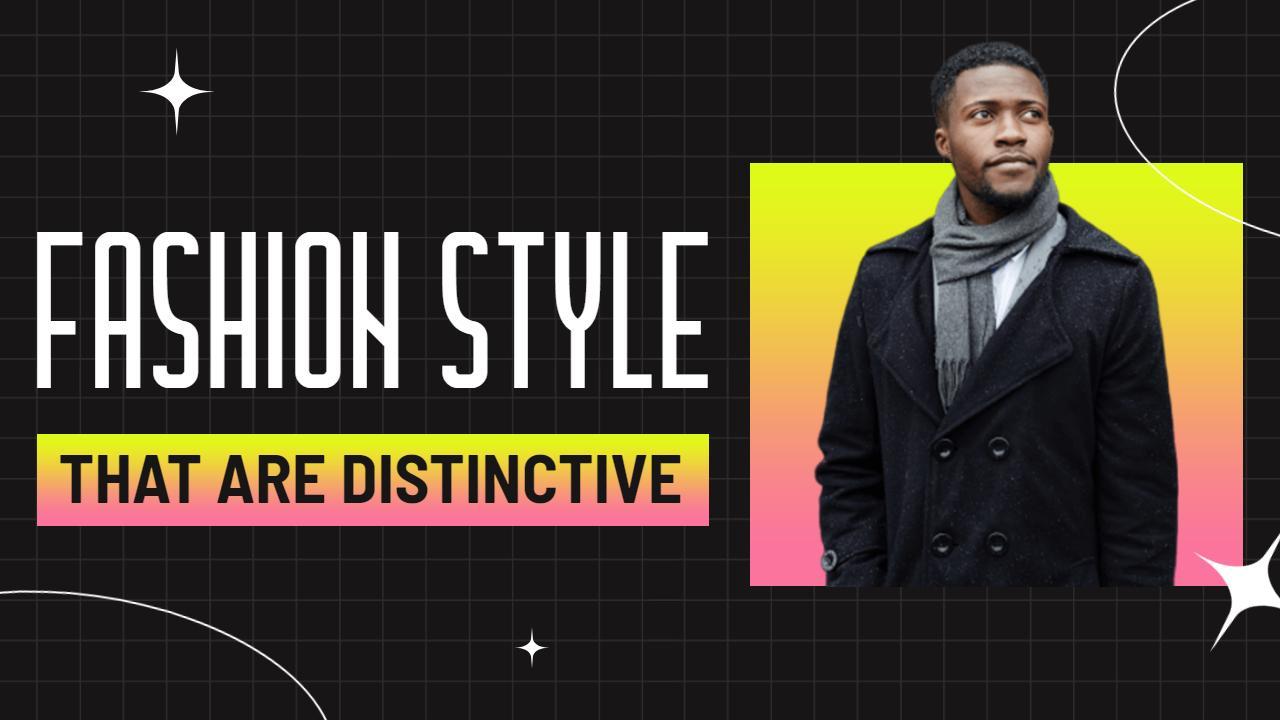 Distinctive Streetwear Fashion YouTube Thumbnail Template