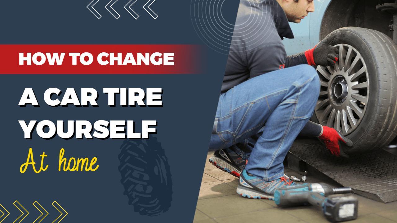 DIY Tire Change Guide Car YouTube Thumbnail Template