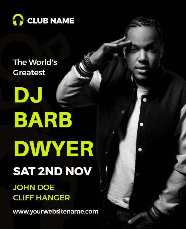 Dj Nightclub Event Flyer Template