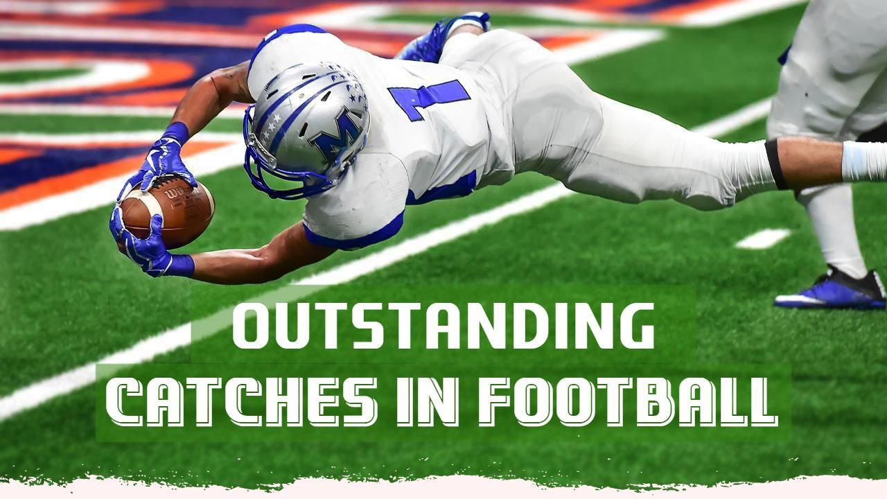 Dramatic Football Catches Highlight Reel YouTube Thumbnail Template