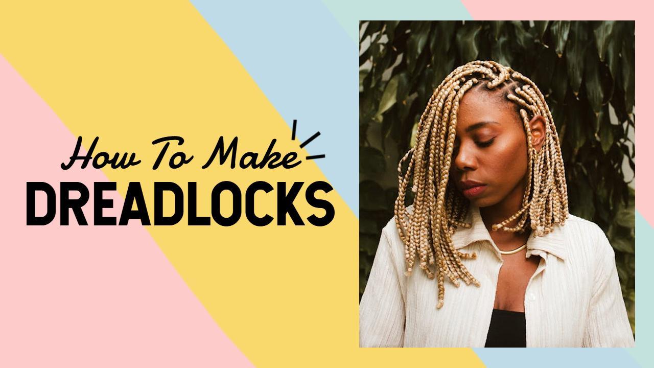 Dreadlocks Tutorial Stylish Trending YouTube Thumbnail Template
