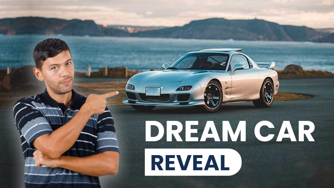 Dream Car Reveal Luxury Sports Vehicle YouTube Thumbnail Template