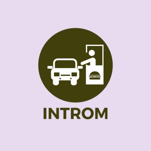 Drive-Thru Fast Food Experience with Street Food Logo Template