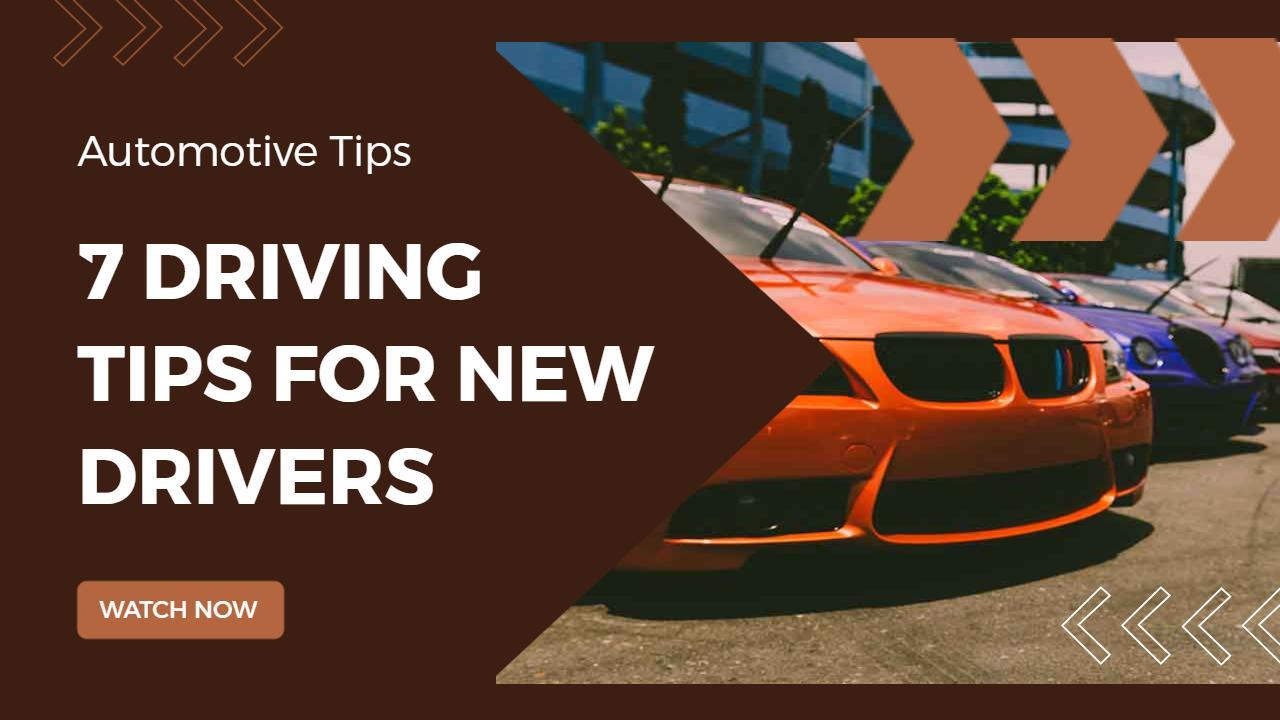 Driving Skills Guide for New Drivers Car YouTube Thumbnail Template
