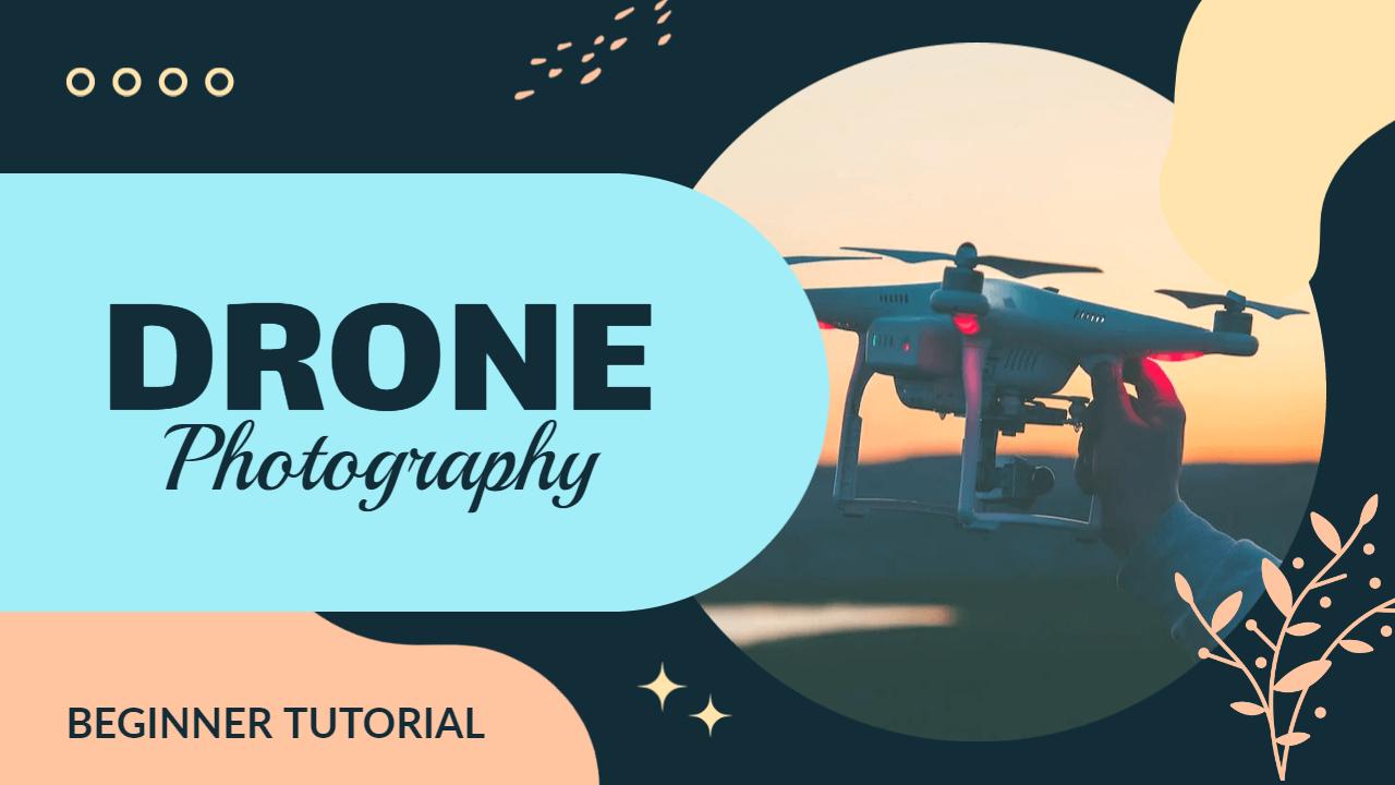 Drone Photography Beginner Skills Tutorial YouTube Thumbnail Template