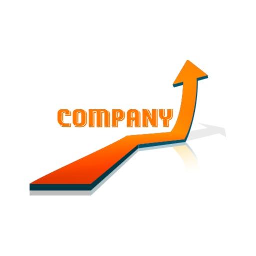 Dynamic 3D Arrow Design Indicating Growth for Company Logo Template
