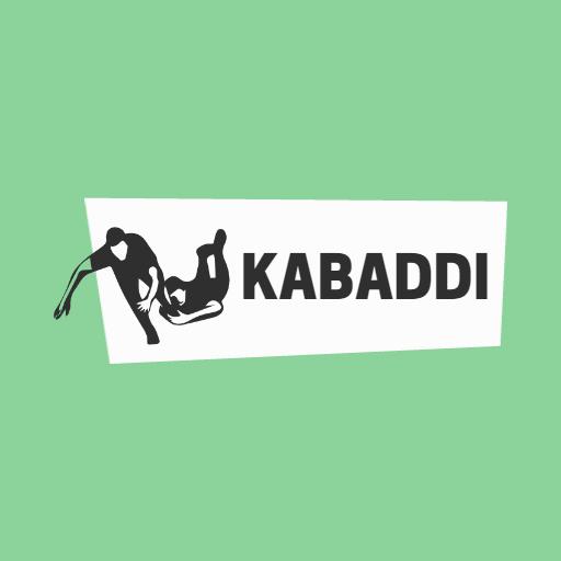 Dynamic Action of Kabaddi Players in Competitive Match Logo Template