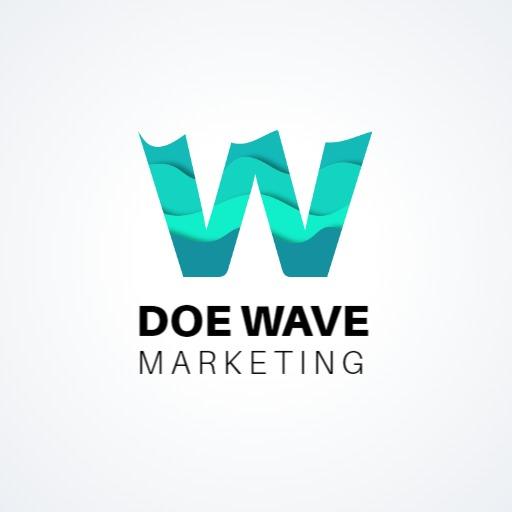 Dynamic Aqua Wave Design Inspiring Modern Marketing Logo Template