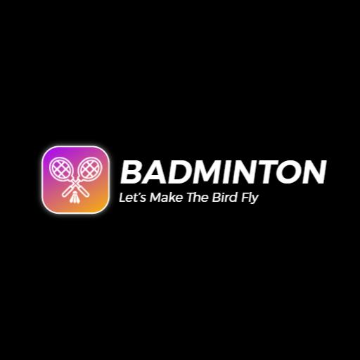 Dynamic Badminton Logo Promoting Fun and Active Play Logo Template