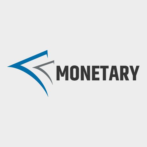 Dynamic Blue Arrow Design Highlighting Monetary Transactions Logo Template