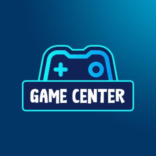 Dynamic Blue Game Controller Design for Gaming Experience Logo Template