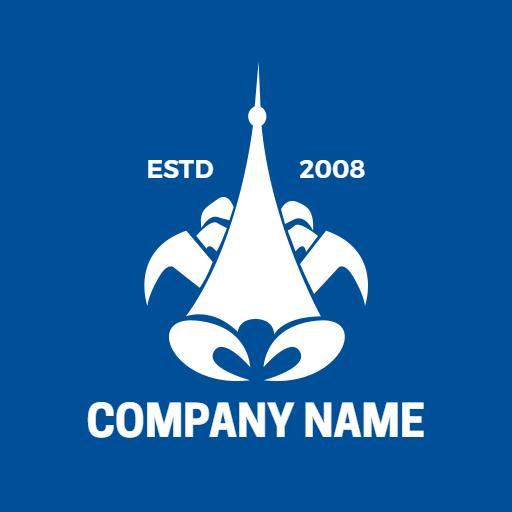 Dynamic Blue Scorpion Logo Featuring Modern Design Elements Logo Template
