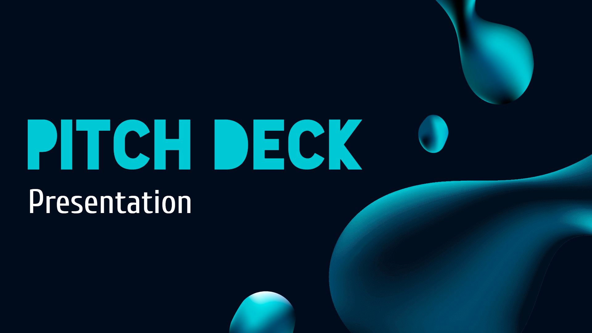 Dynamic Blue Visual Identity Strategy Pitch Deck Presentation Template