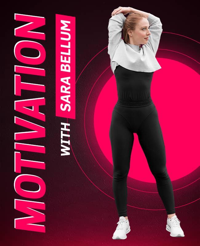 Dynamic Bold Fitness Motivation Event Poster Template