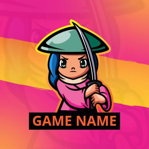 Dynamic Character Design for Modern Esports Gaming Logo Template
