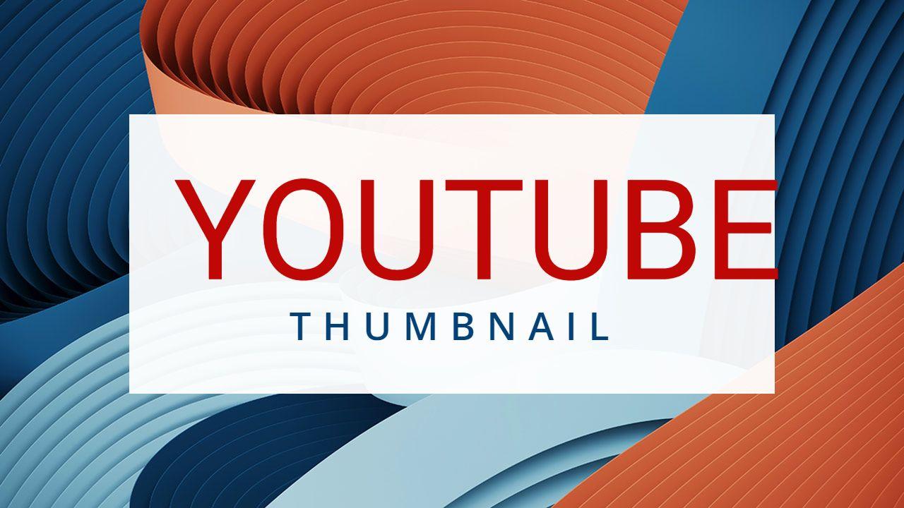 Dynamic Color Waves Modern Abstract YouTube Thumbnail Template