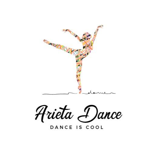 Dynamic Colorful Dancer Illustrating the Joy of Dance Logo Template