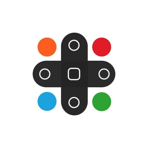 Dynamic Colorful Game Controller Design for Gaming Logo Template