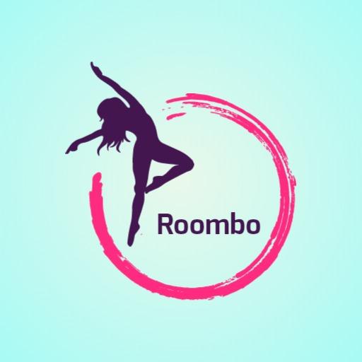 Dynamic Dance Pose Emphasizing Yoga Benefits Logo Template