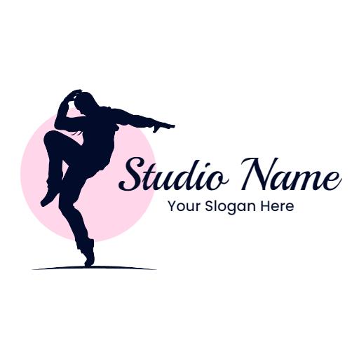 Dynamic Dance Studio Embracing Movement and Expression Logo Template