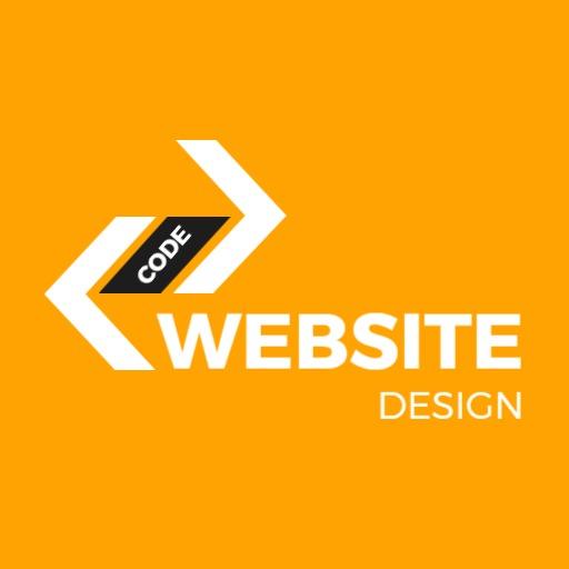 Dynamic Design Elements in Bold Yellow for Website Logo Template