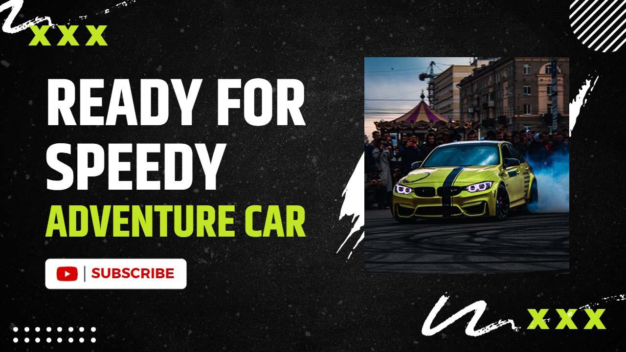 Dynamic Drift Racing Challenge Car YouTube Thumbnail Template