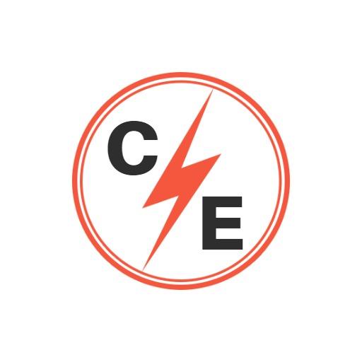 Dynamic Energy Bolt Symbol Representing Electronics Logo Template