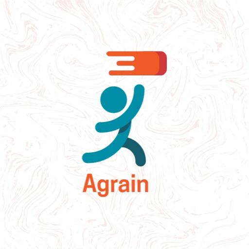 Dynamic Figure Moving with Food Delivery Concept Logo Template