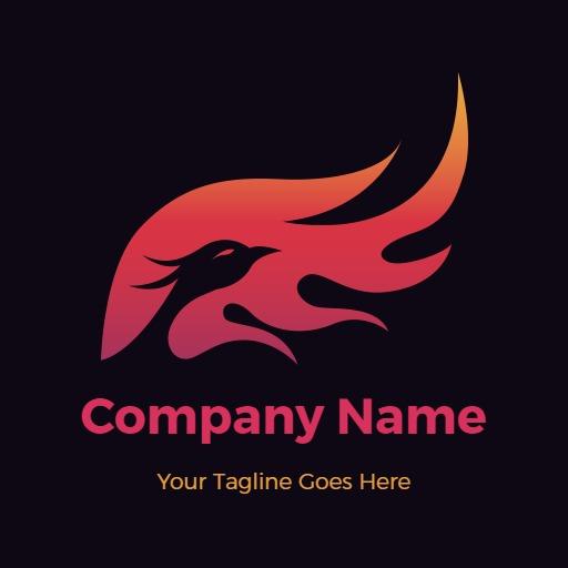Dynamic Flames in Fiery Colors for Innovative Fire Logo Template