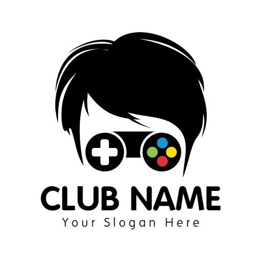 Dynamic Gaming Character Mascot with Controller Logo Template