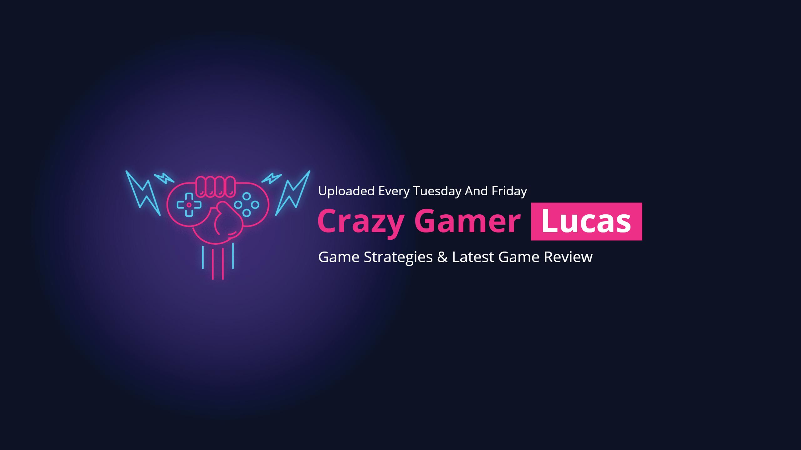 Dynamic Gaming Strategies with Neon Elements Game Banner Template