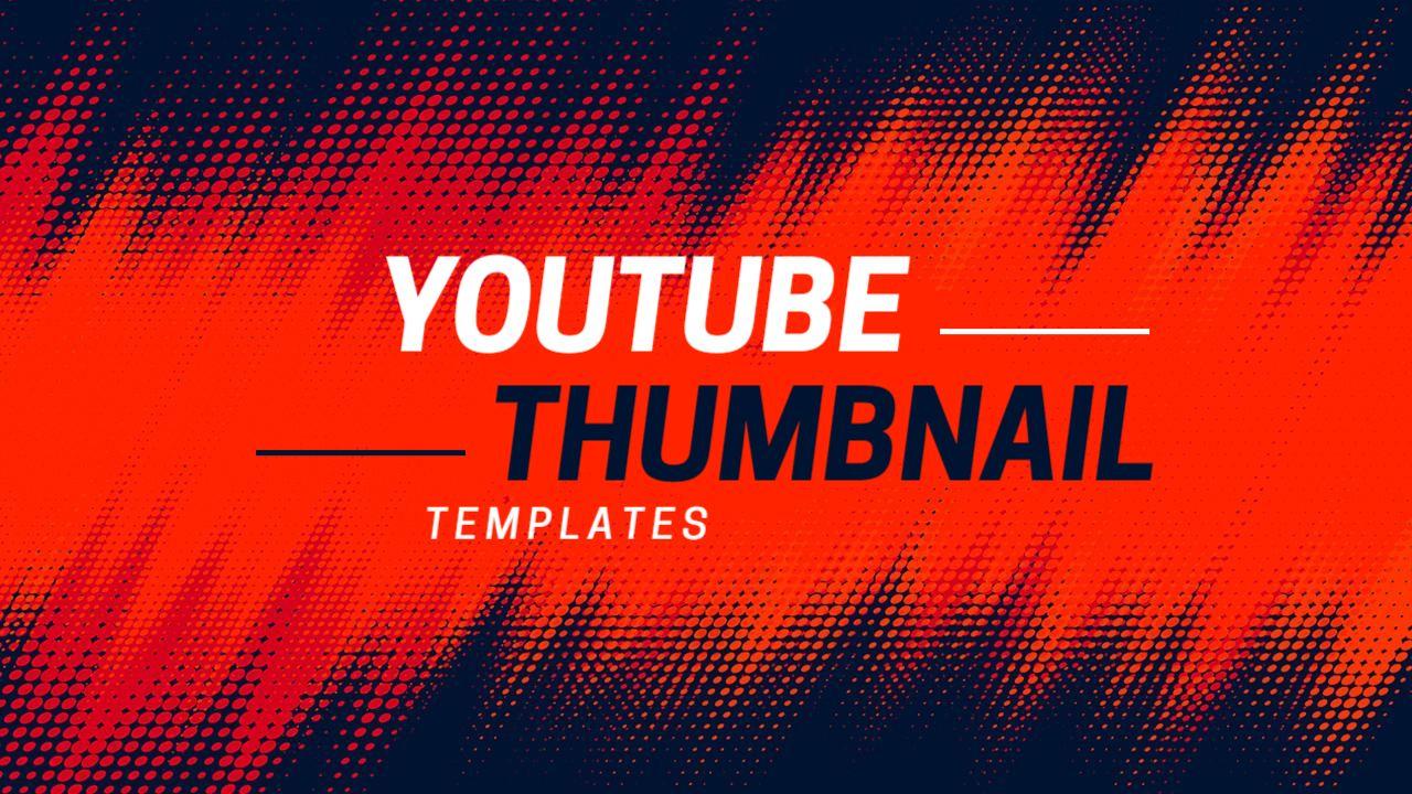 Dynamic Gradient Wave Abstract Art YouTube Thumbnail Template