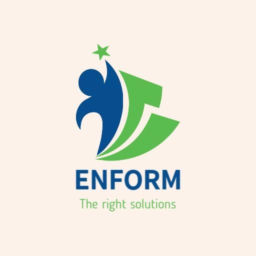 Dynamic Green and Blue Design Illustrating Company Growth Logo Template