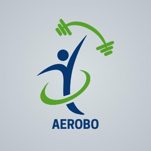 Dynamic Green and Blue Fitness Enthusiast Logo Template