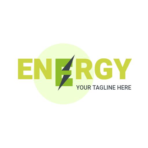 Dynamic Green and Yellow Energy Solutions for Your Future Logo Template