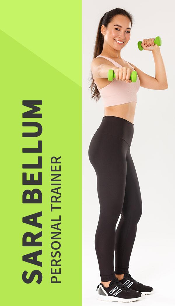 Dynamic Green Fitness Training Personal Trainer Business Card Template