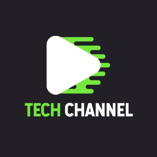 Dynamic Green Play Button Design for Tech Channel Logo Template