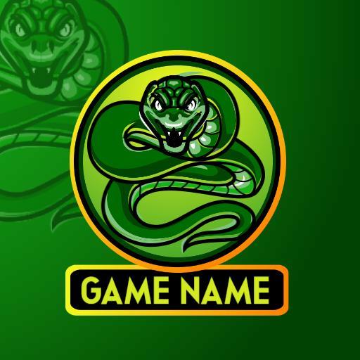 Dynamic Green Snake Design Representing Esports Team Logo Template
