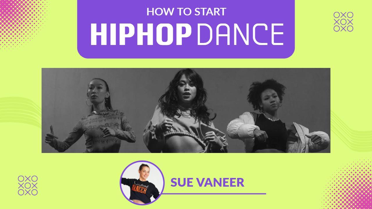 Dynamic Hip Hop Dance Tutorial Trending YouTube Thumbnail Template